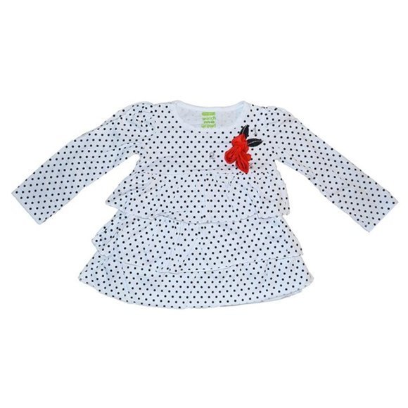 2pc. Set Watch Me Grow By Sesame Streets Toddler Girls Polka Dot Top & Pants - Picture 3 of 7